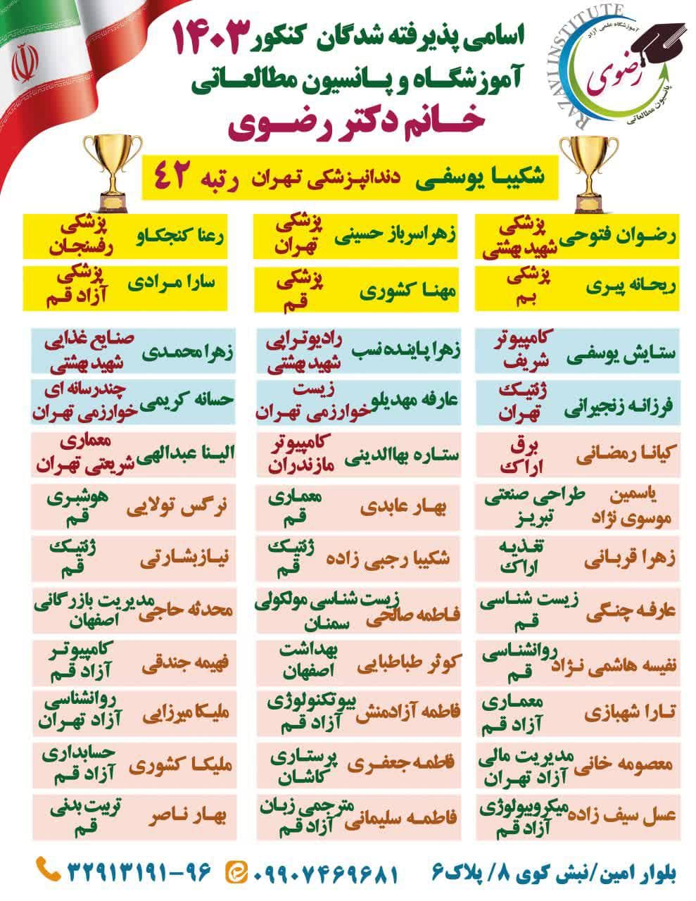 قبولی ها